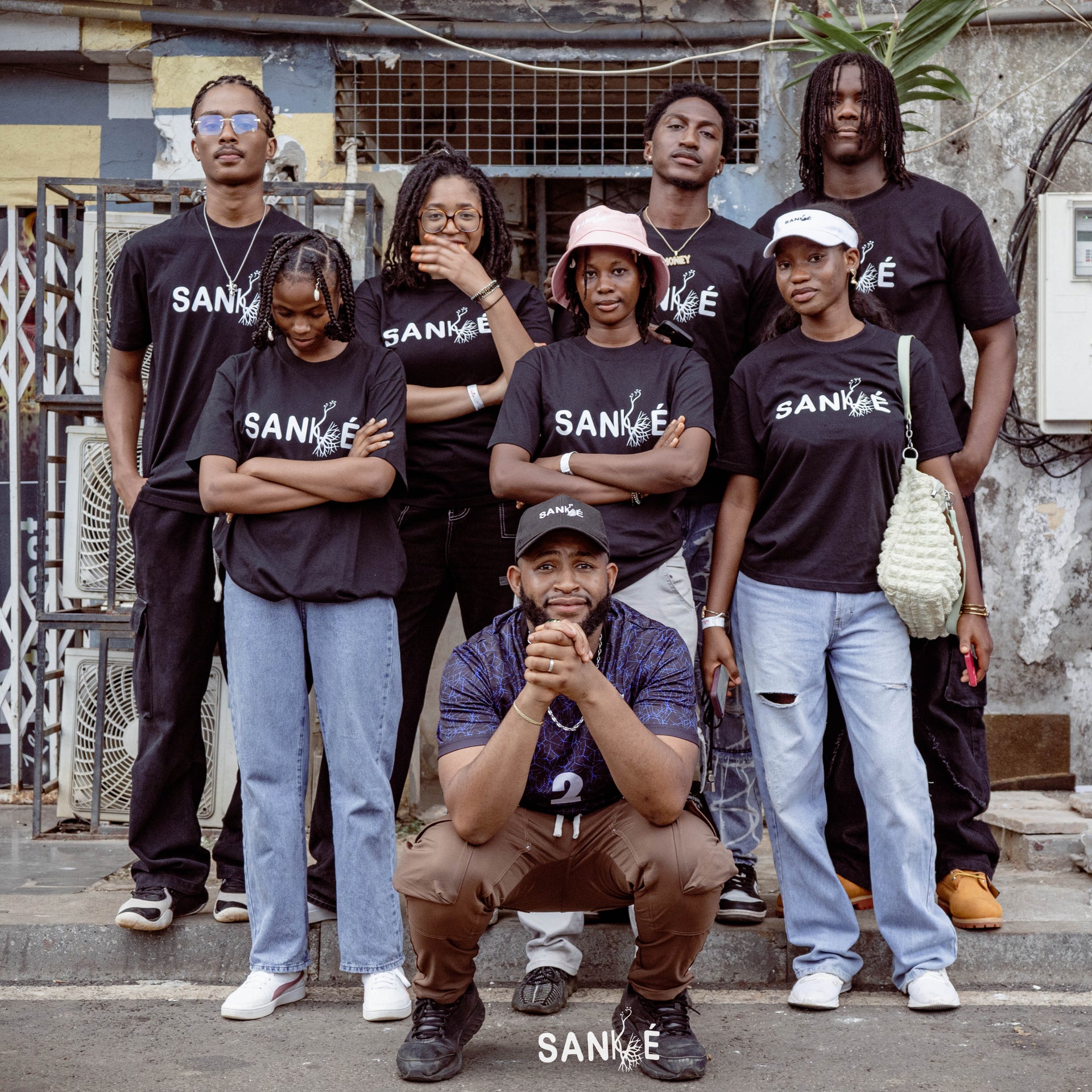 T-Shirt noir Sénégal