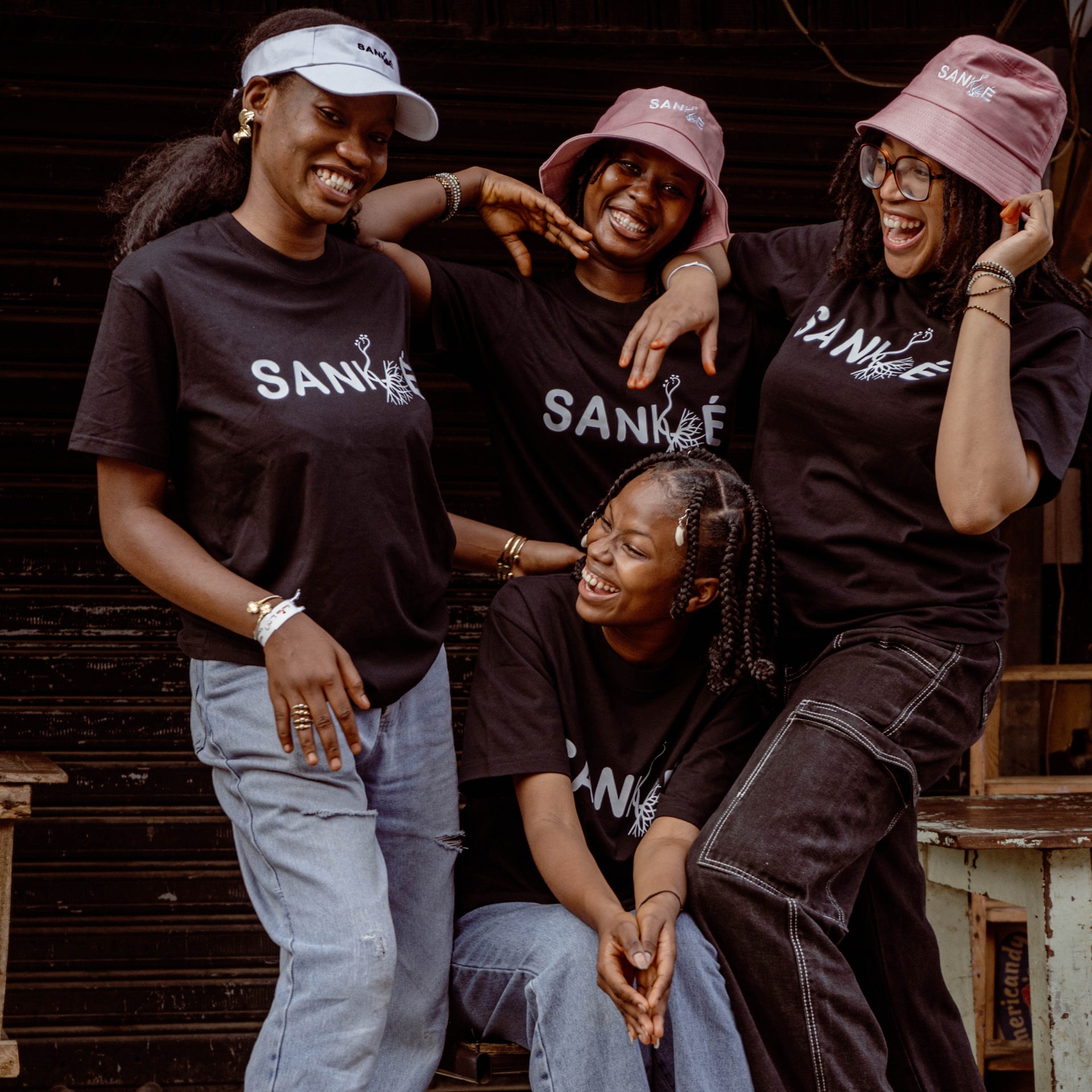 T-Shirt noir Sénégal