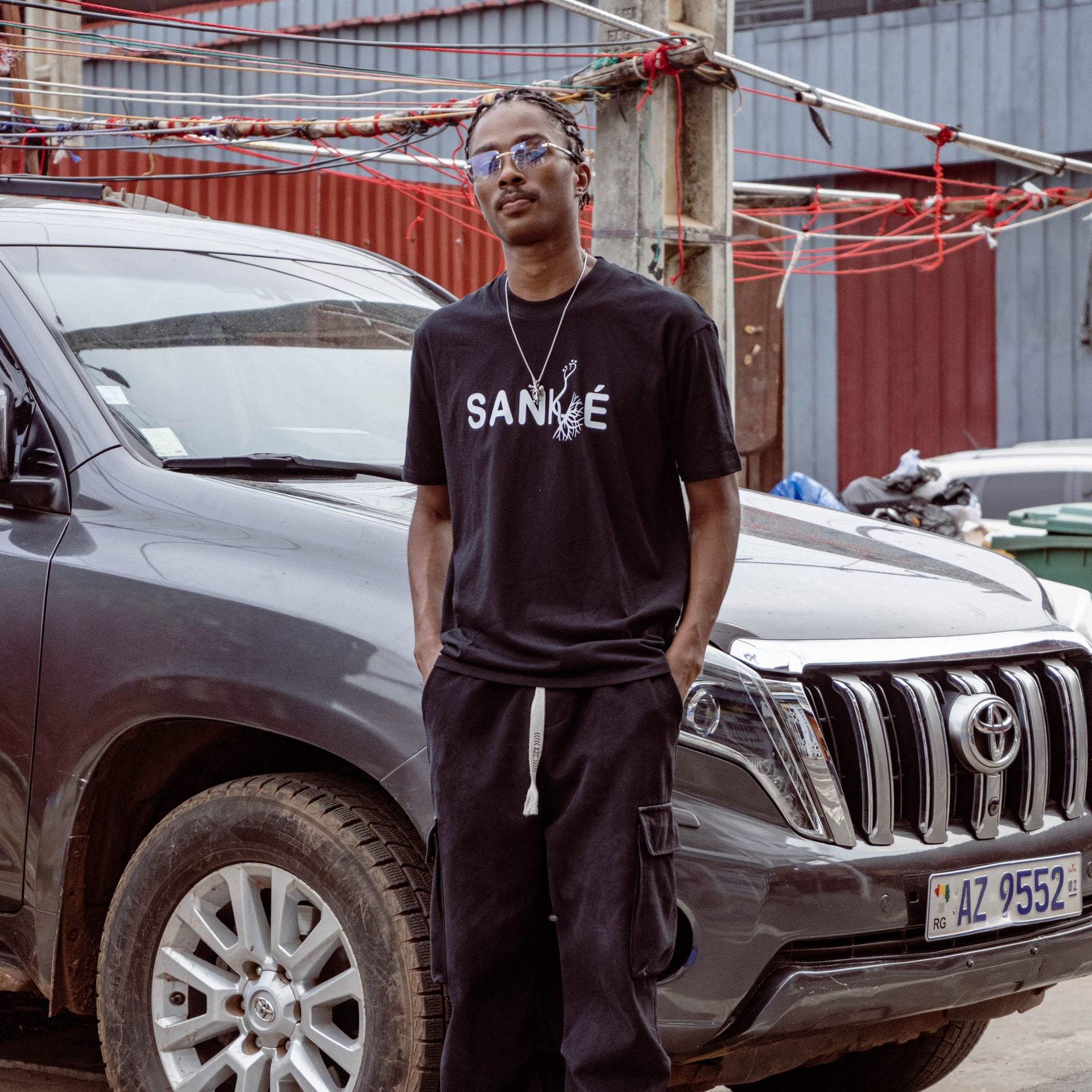 T-Shirt noir Sénégal