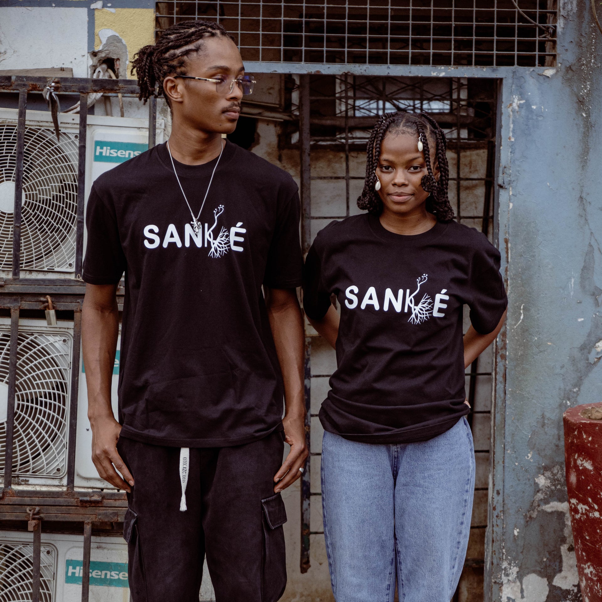 T-Shirt noir Sénégal