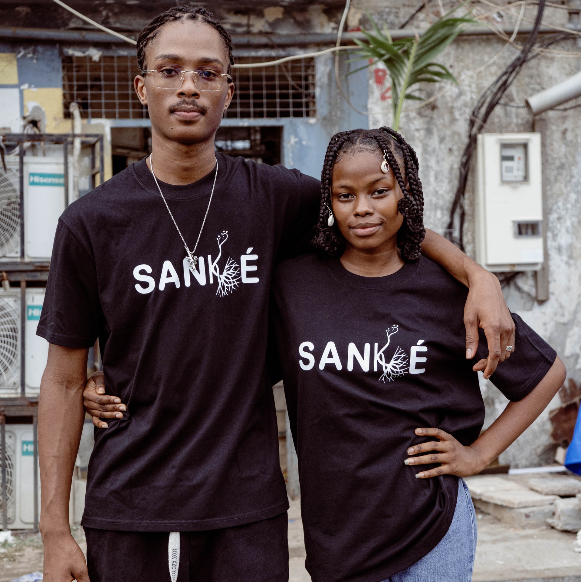 T-Shirt noir Sénégal