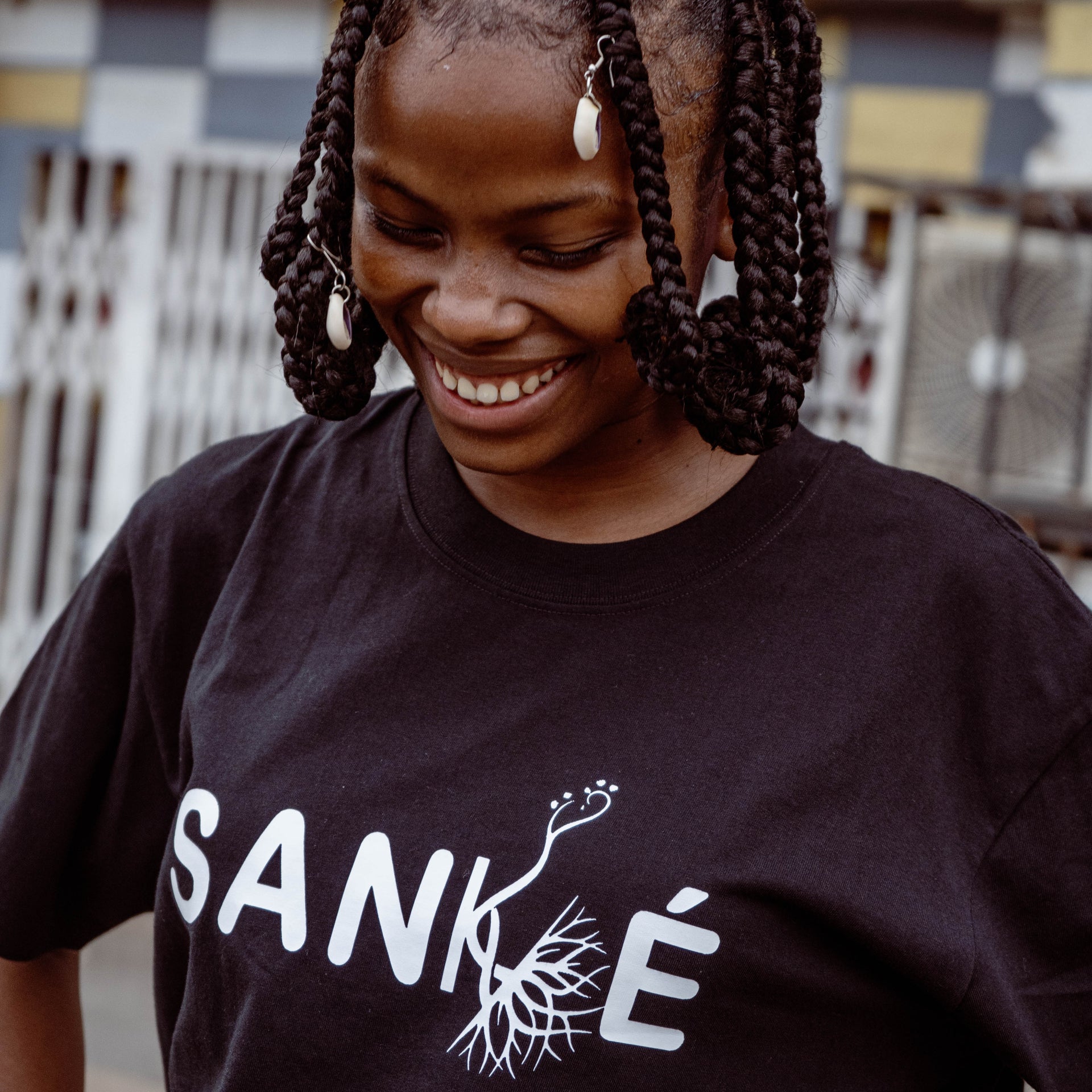 T-Shirt noir Sénégal