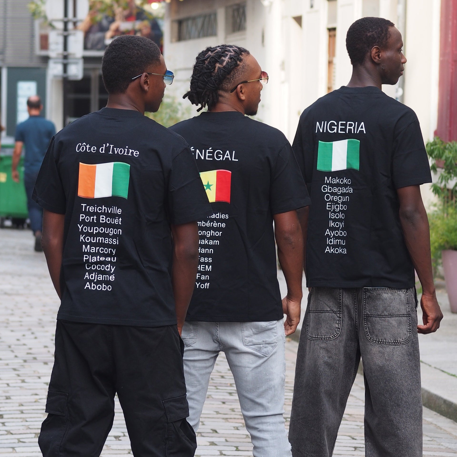 T-Shirt noir Sénégal