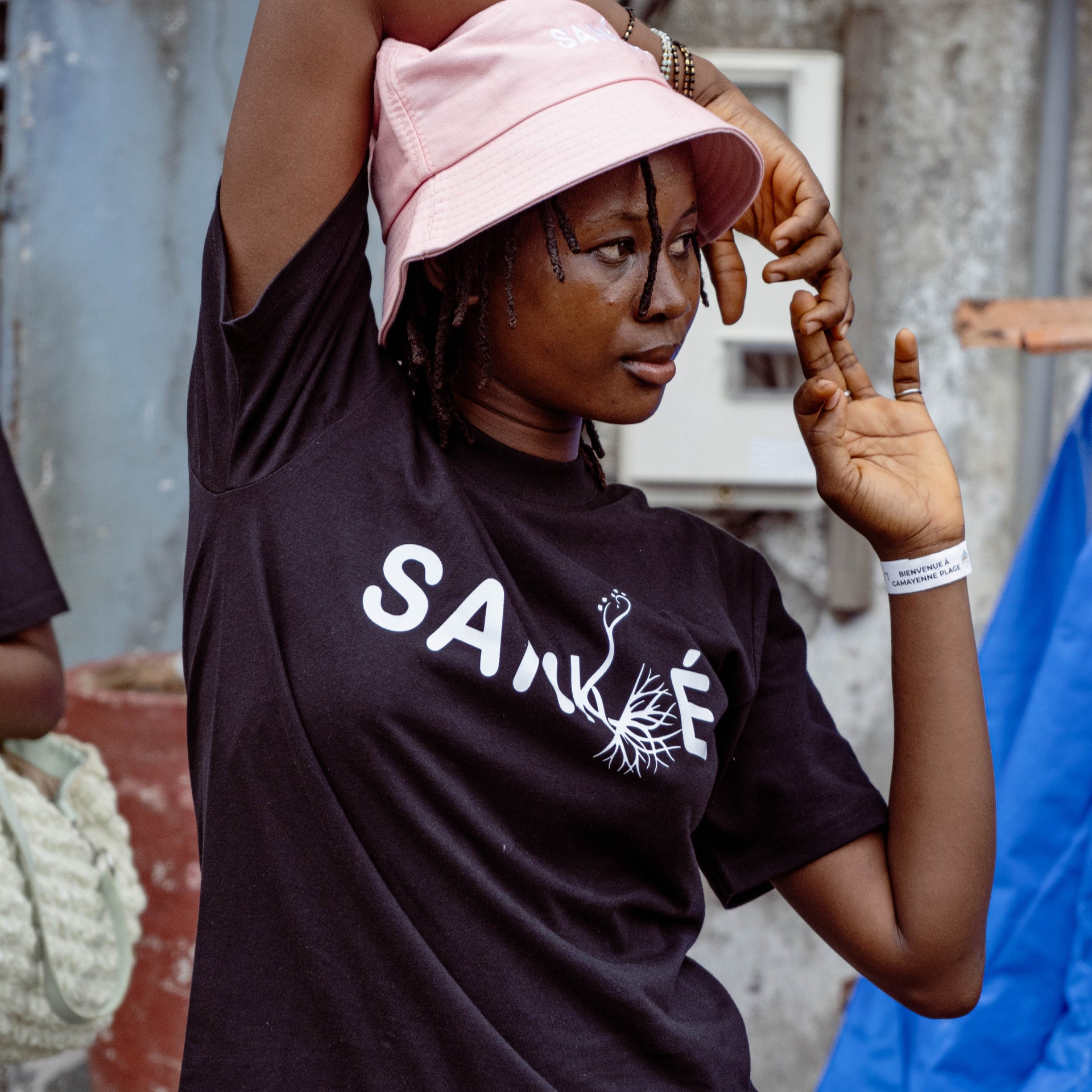 T-Shirt noir Sénégal