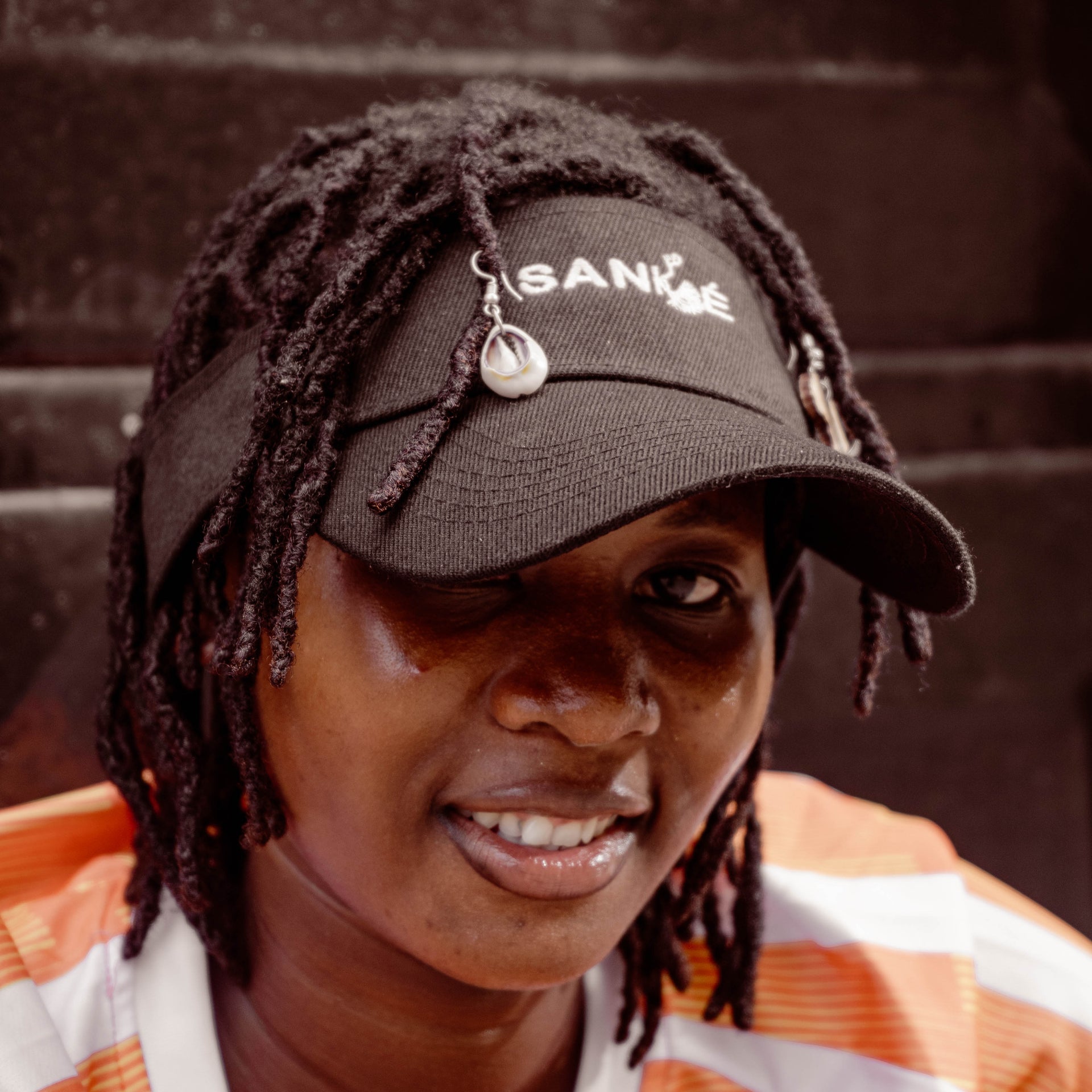 Visière SANKÉ Noir & Blanc