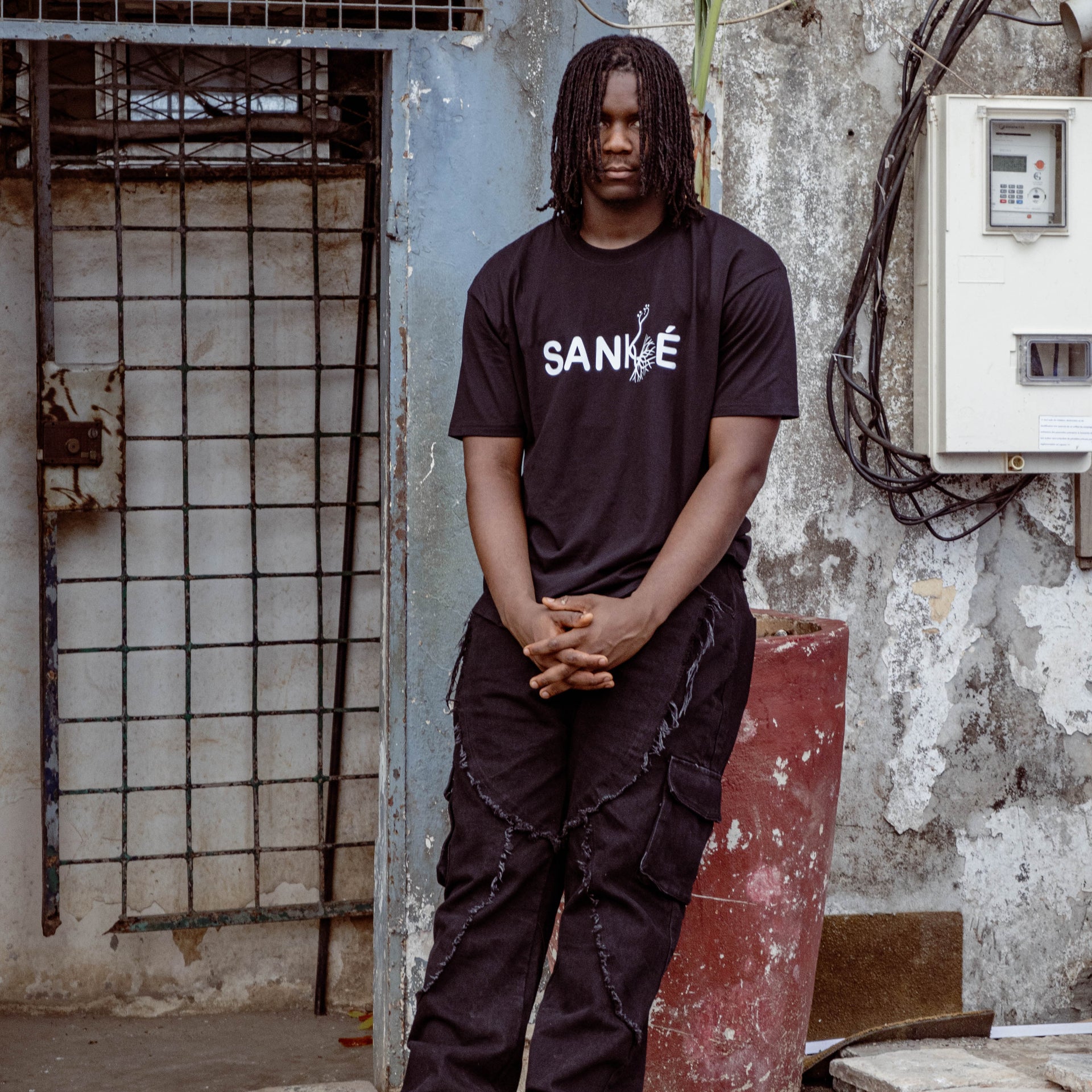 T-Shirt noir Sénégal