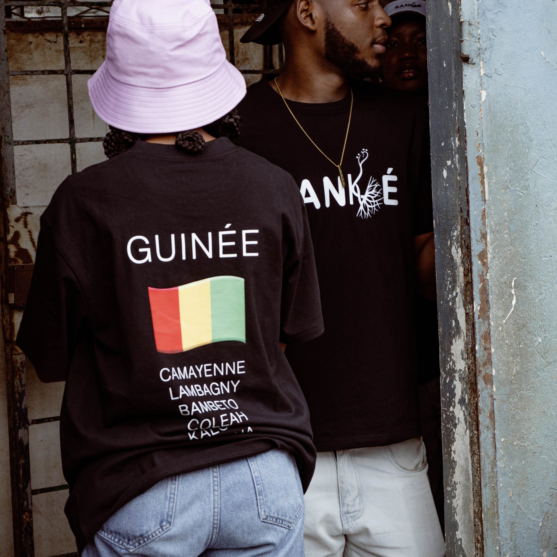 T-Shirt noir Guinée