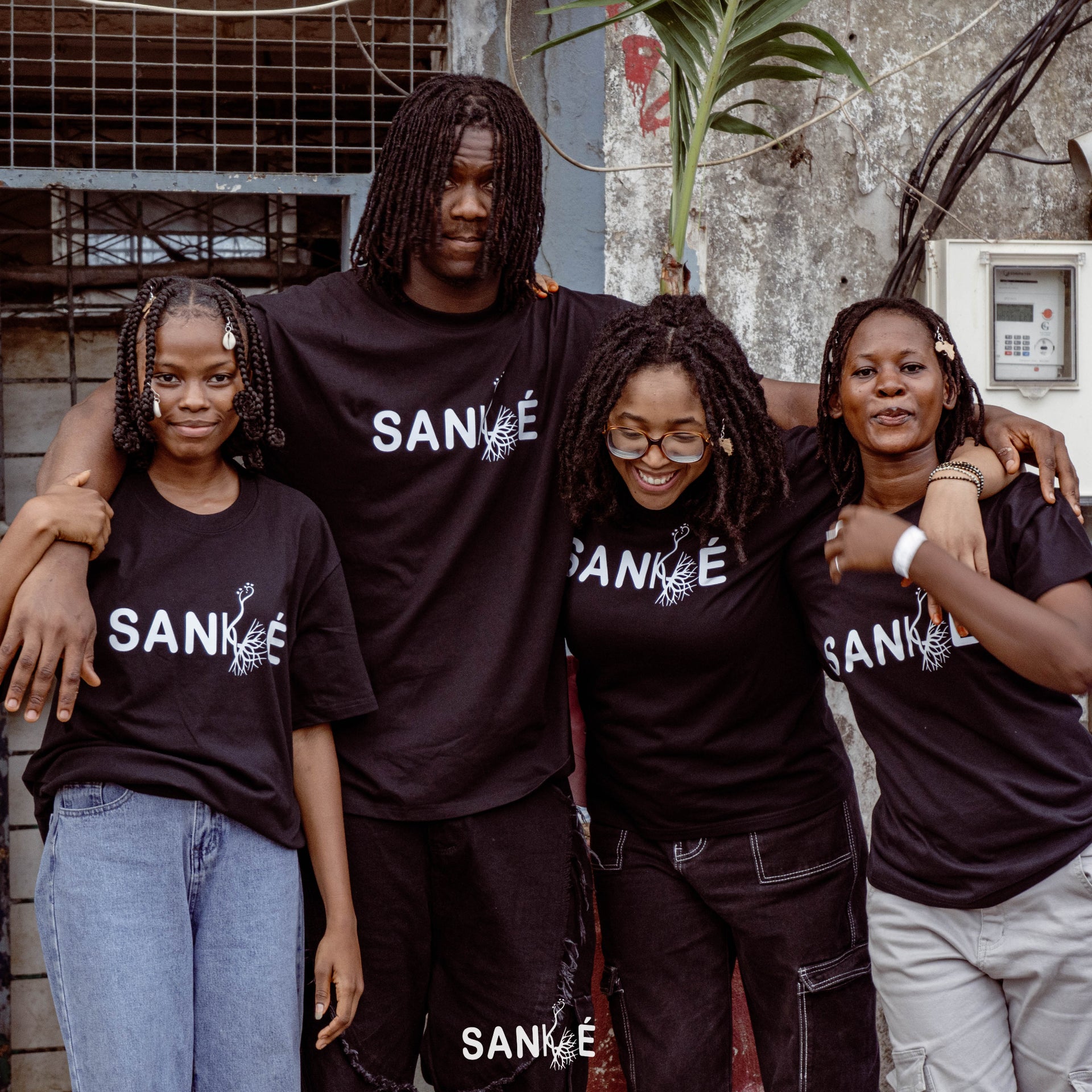 T-Shirt noir Sénégal