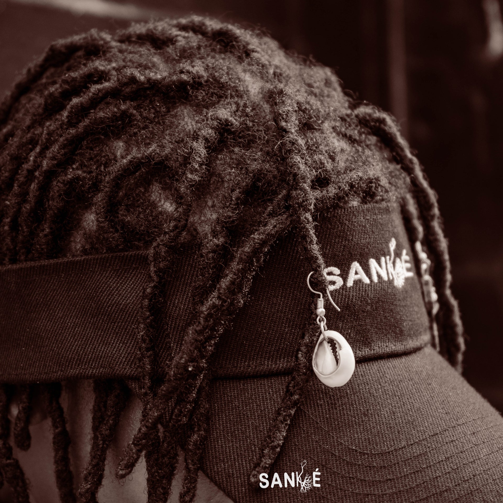 Visière SANKÉ Noir & Blanc